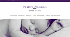 Desktop Screenshot of carriemurphydoula.com